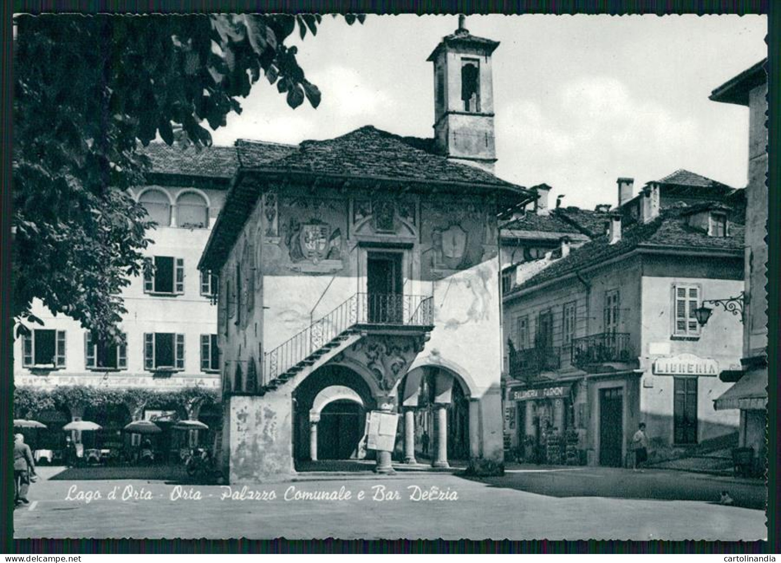 Novara Orta Palazzo Comunle Foto FG Cartolina MZ0441 - Novara