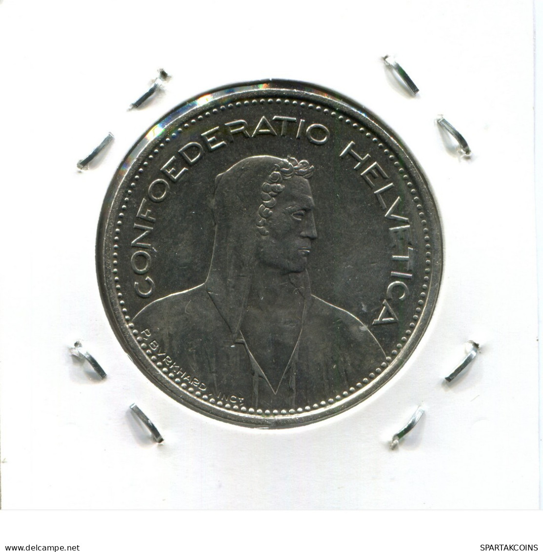 5 FRANCS 1984 SUIZA SWITZERLAND Moneda #AY096.3.E.A - Andere & Zonder Classificatie
