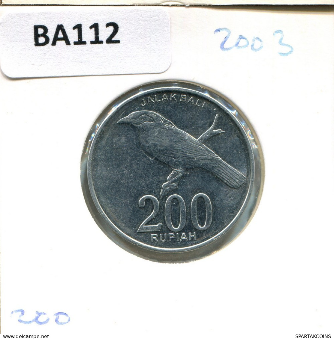 200 RUPIAH 2003 INDONESIA Moneda #BA112.E.A - Indonésie