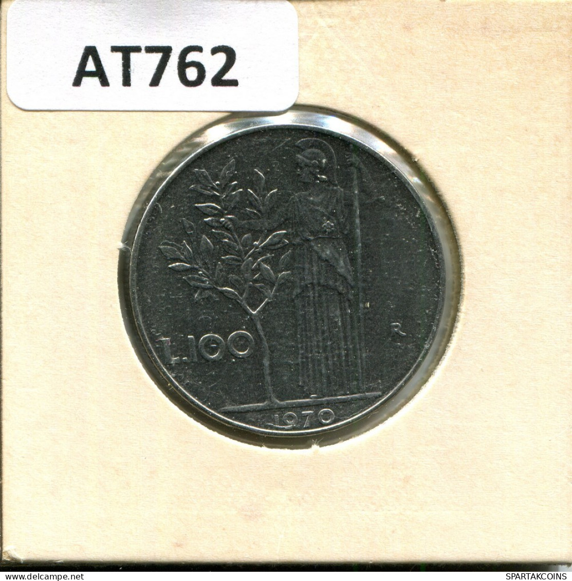 100 LIRE 1970 ITALIA ITALY Moneda #AT762.E.A - 100 Liras