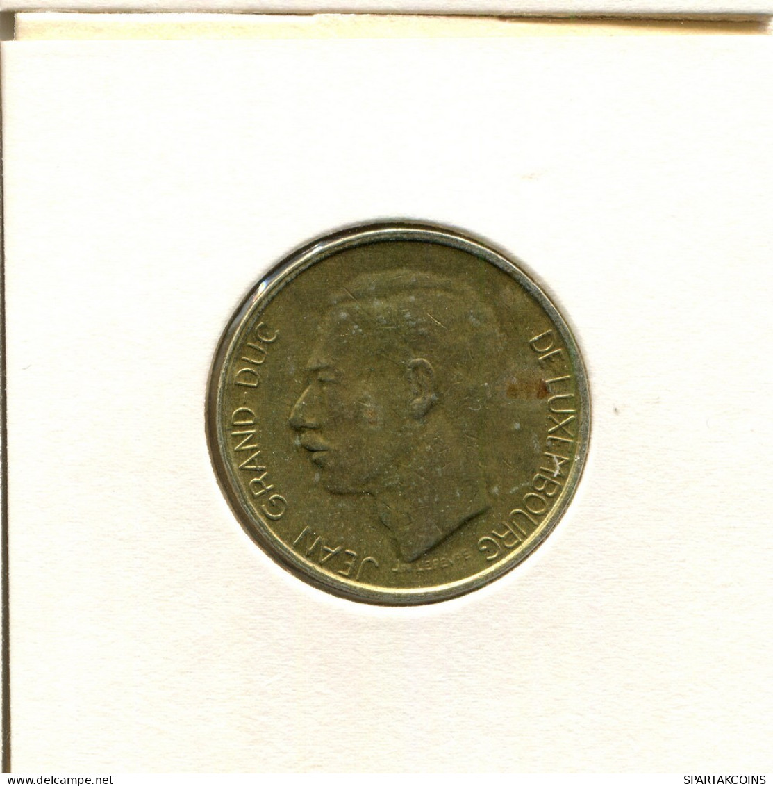 5 FRANCS 1987 LUXEMBURG LUXEMBOURG Münze #BA046.D.A - Luxembourg