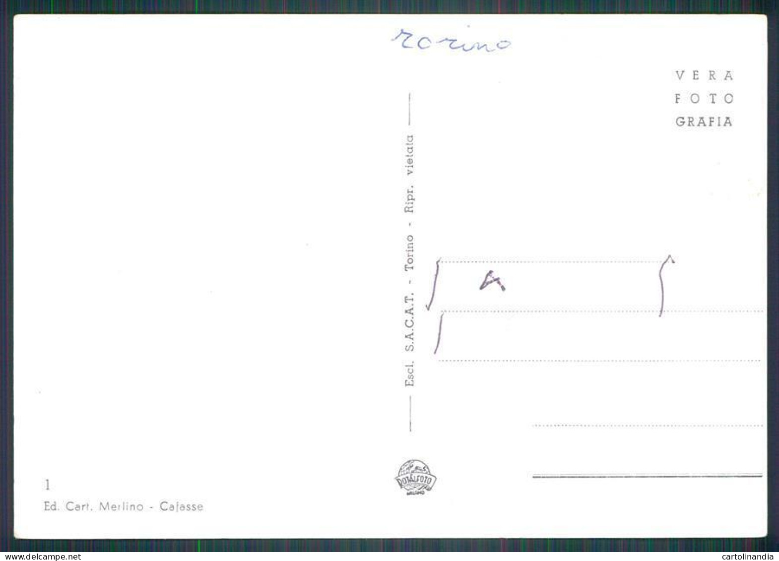 Torino Cafasse Auto Foto FG Cartolina MZ0463 - Other & Unclassified