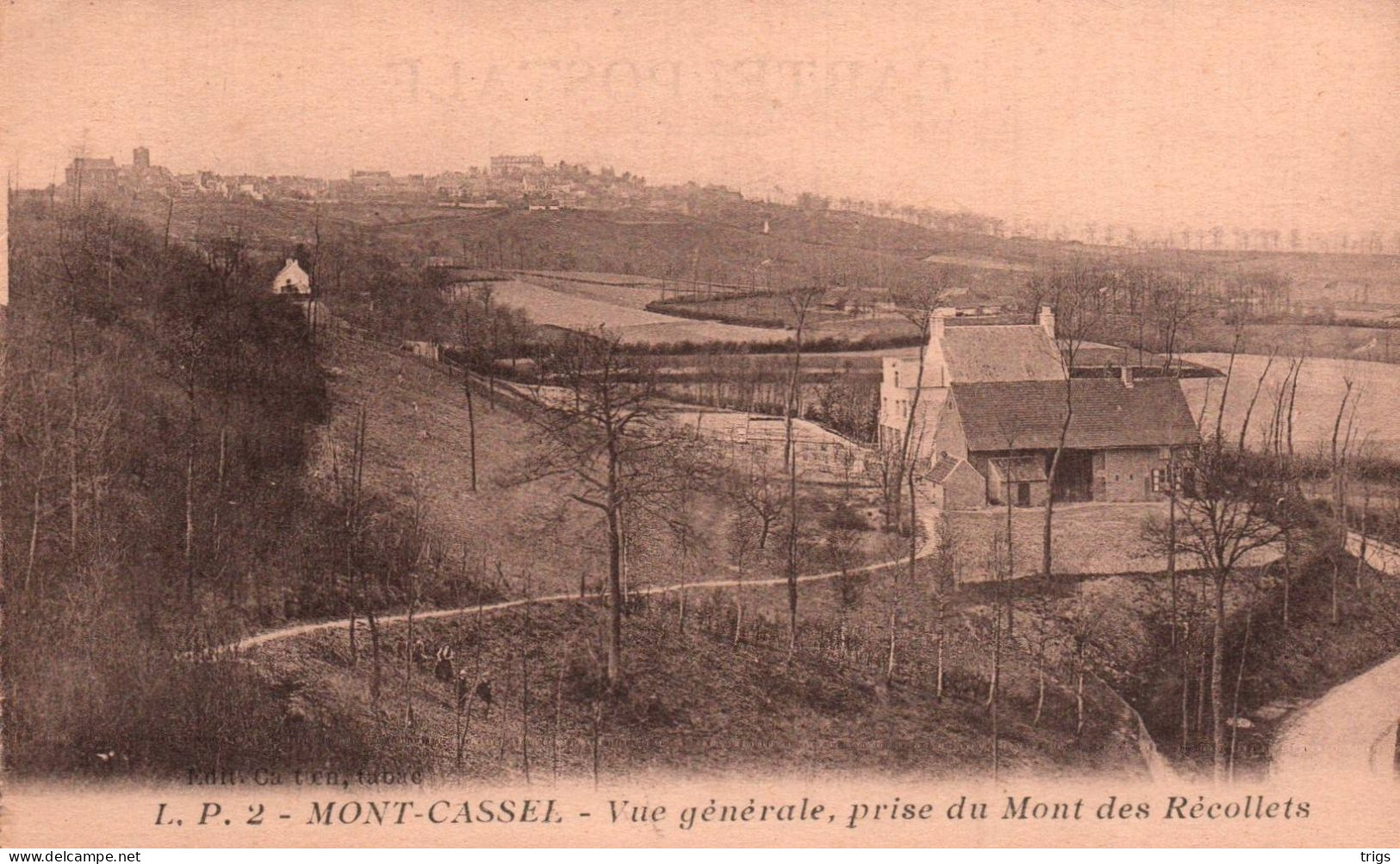 Mont Cassel - Vue Générale Prise Du Mont Des Récollets - Cassel