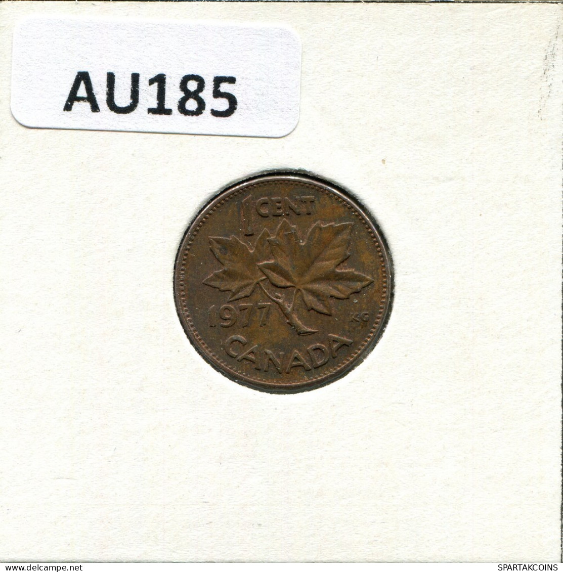 1 CENT 1977 CANADA Moneda #AU185.E.A - Canada