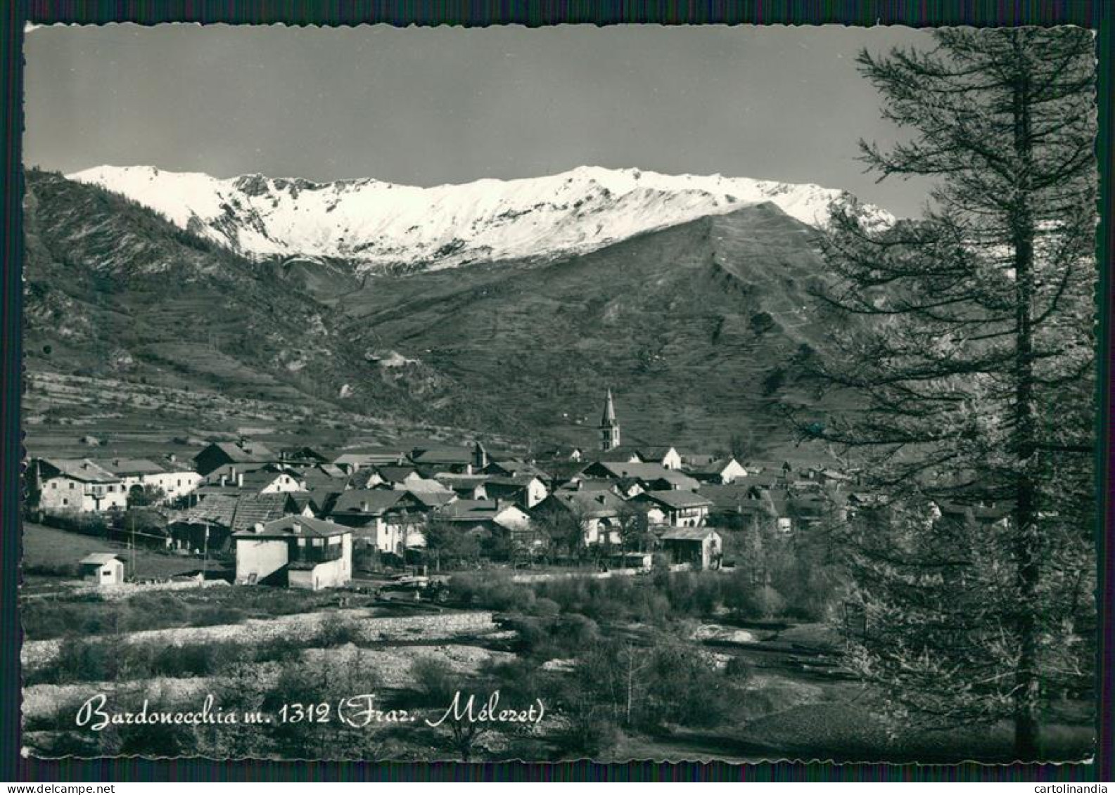 Torino Bardonecchia Mélezet Foto FG Cartolina MZ0469 - Other & Unclassified