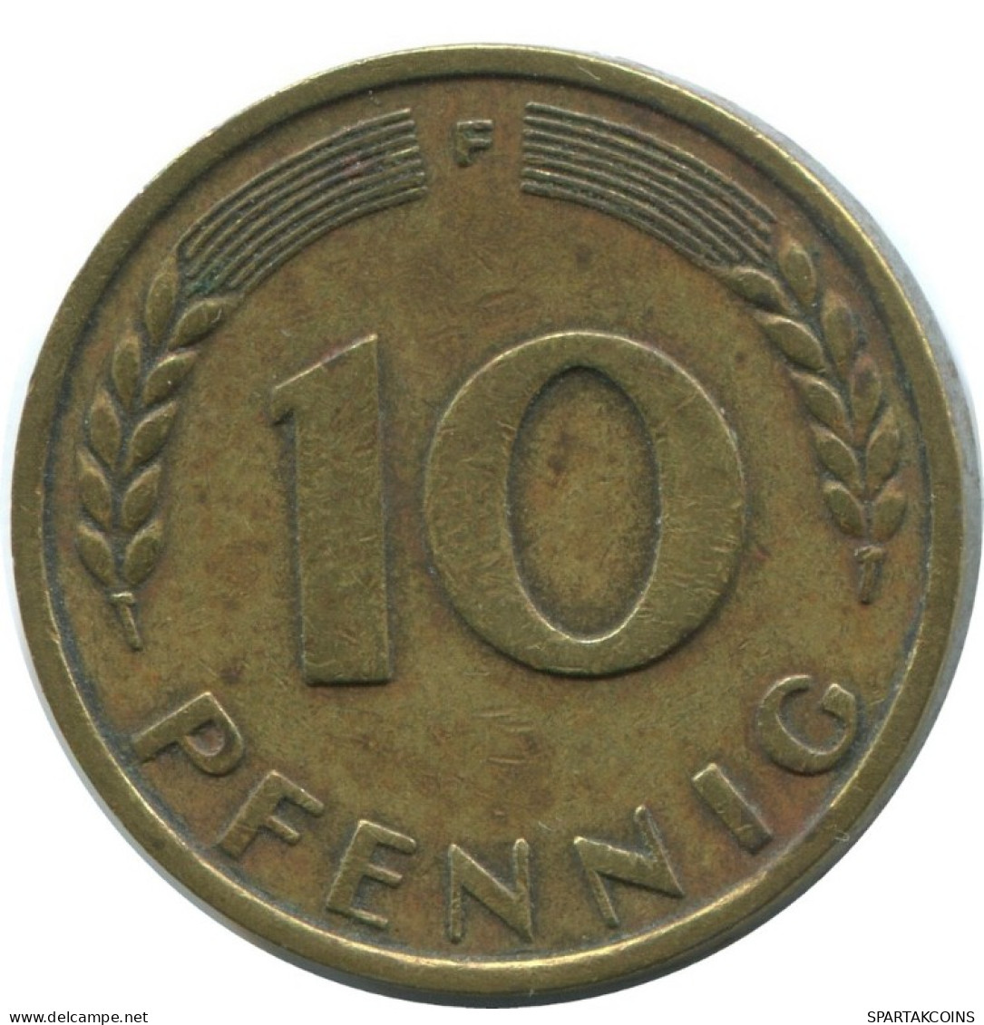10 PFENNIG 1950 F BRD DEUTSCHLAND Münze GERMANY #AD832.9.D.A - 10 Pfennig