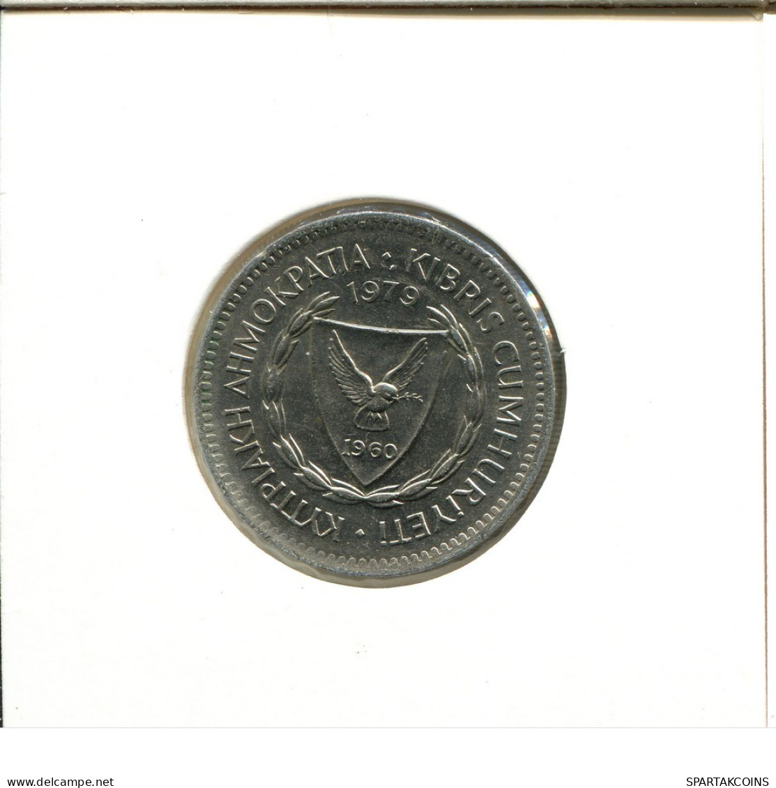 50 MILS 1979 CYPRUS Coin #AZ894.U.A - Cipro
