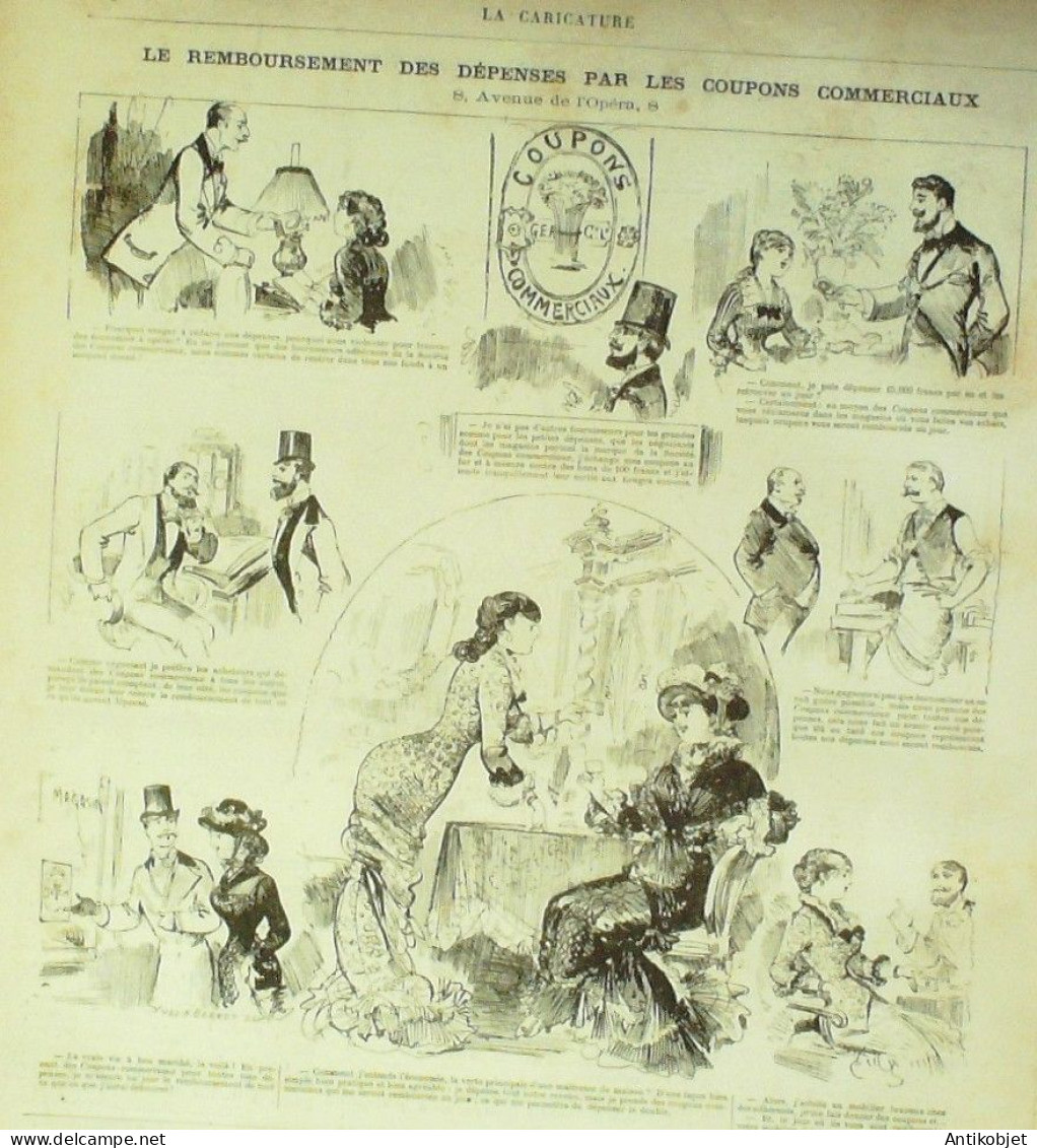 La Caricature 1880 N°  21 Journée D'un Sous-Lieutenant Draner Trick Morland - Zeitschriften - Vor 1900