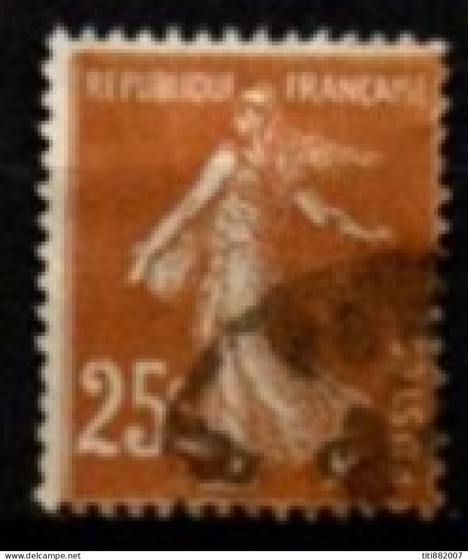 FRANCE    -   1927 .   Y&T N° 235 Oblitéré . - 1906-38 Semeuse Camée