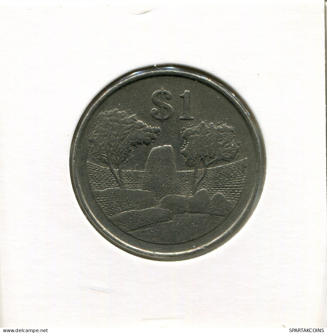 1 DOLLAR 1980 ZIMBABWE Moneda #AR505.E.A - Zimbabwe