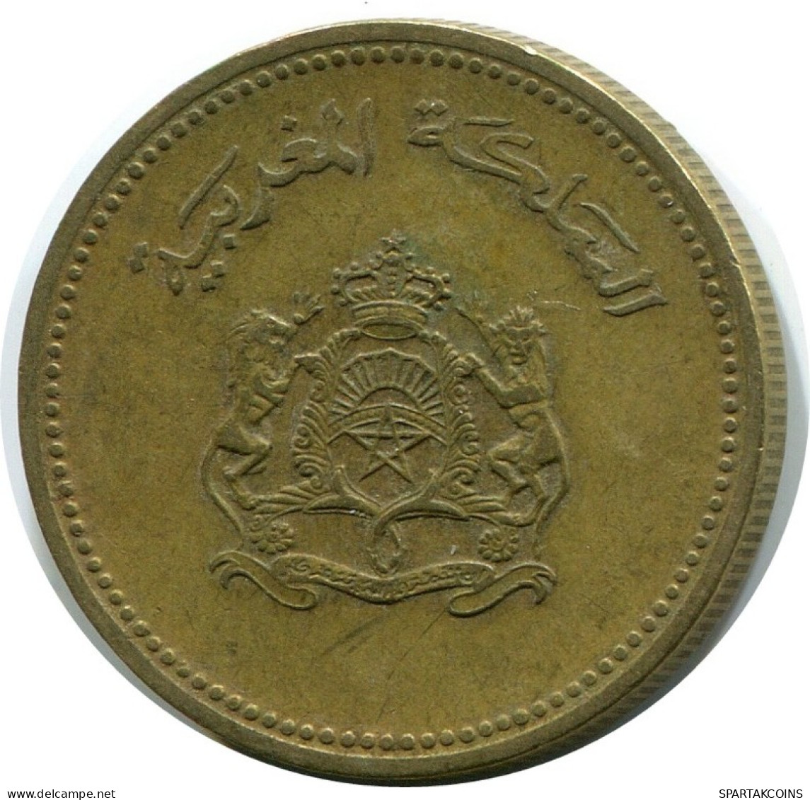 10 CENTIMES 1987 MARRUECOS MOROCCO Hassan II Moneda #AH840.E.A - Maroc