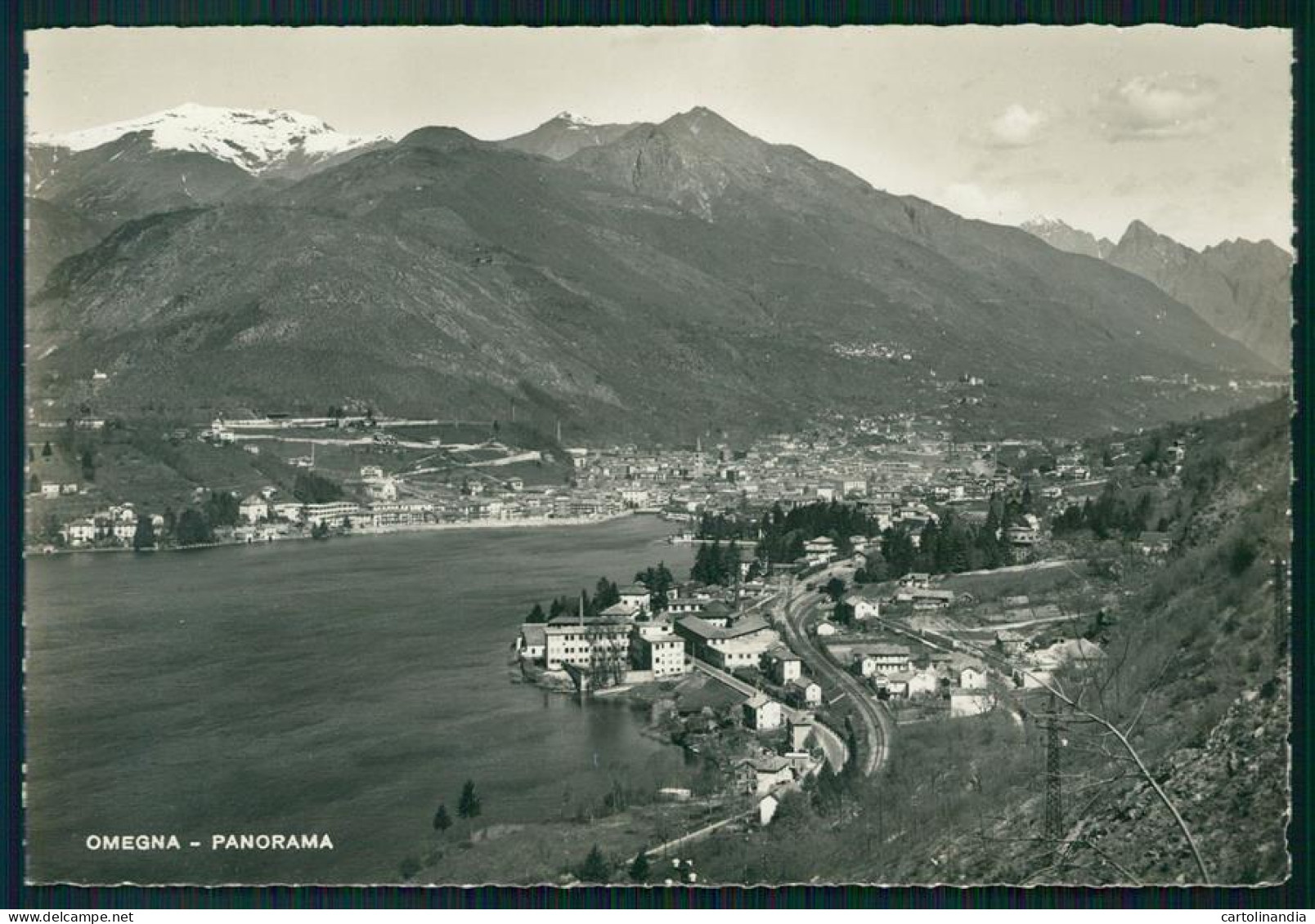 Verbania Omegna Lago D'Orta Foto FG Cartolina MZ0496 - Verbania