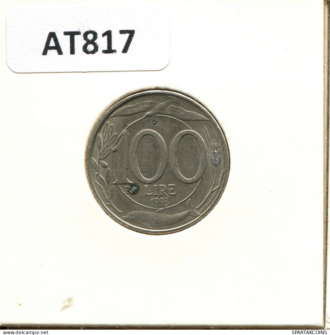100 LIRE 1998 ITALIA ITALY Moneda #AT817.E.A - 100 Lire