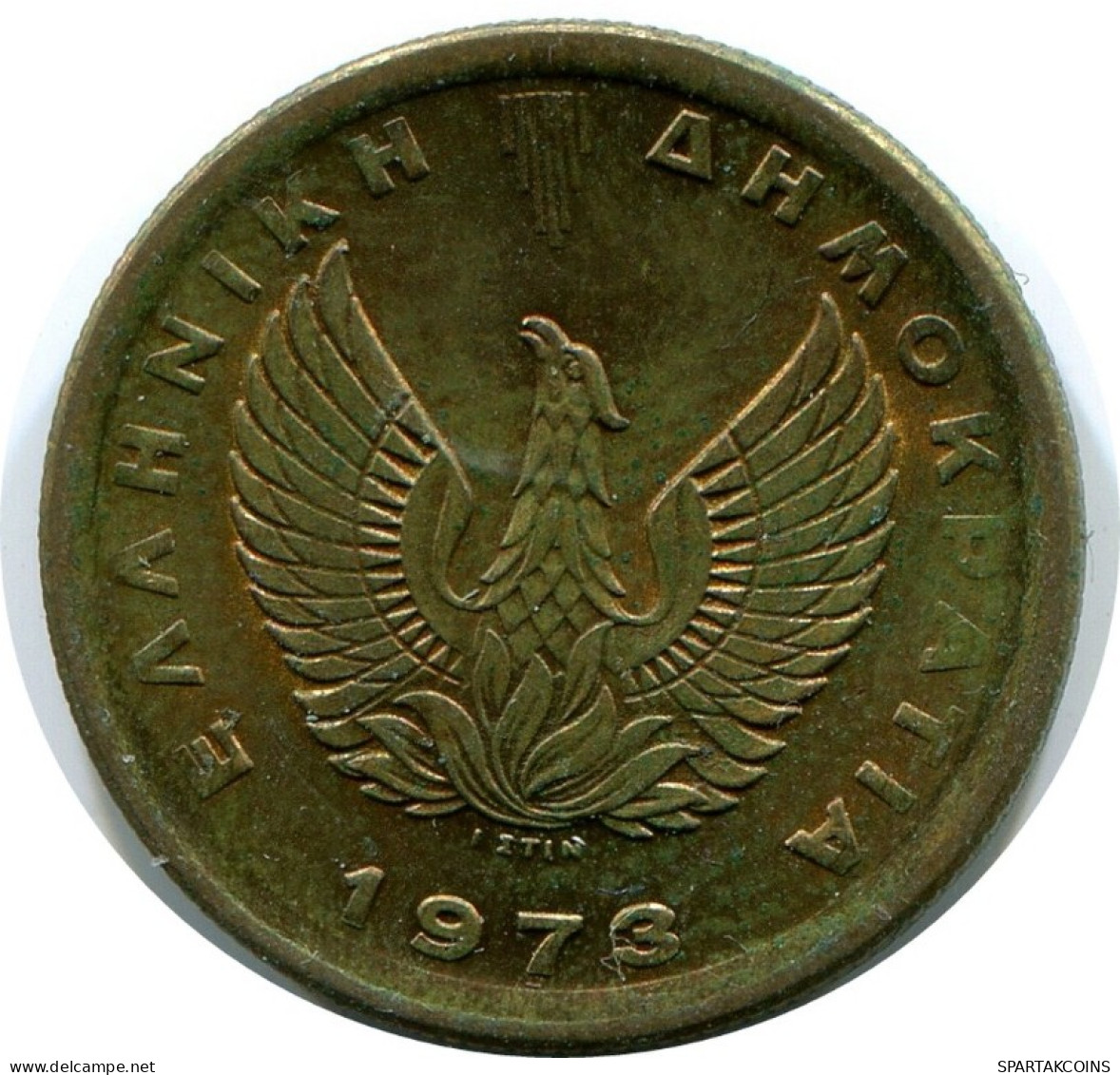 50 LEPTA 1973 GREECE Coin #AH726.U.A - Grecia