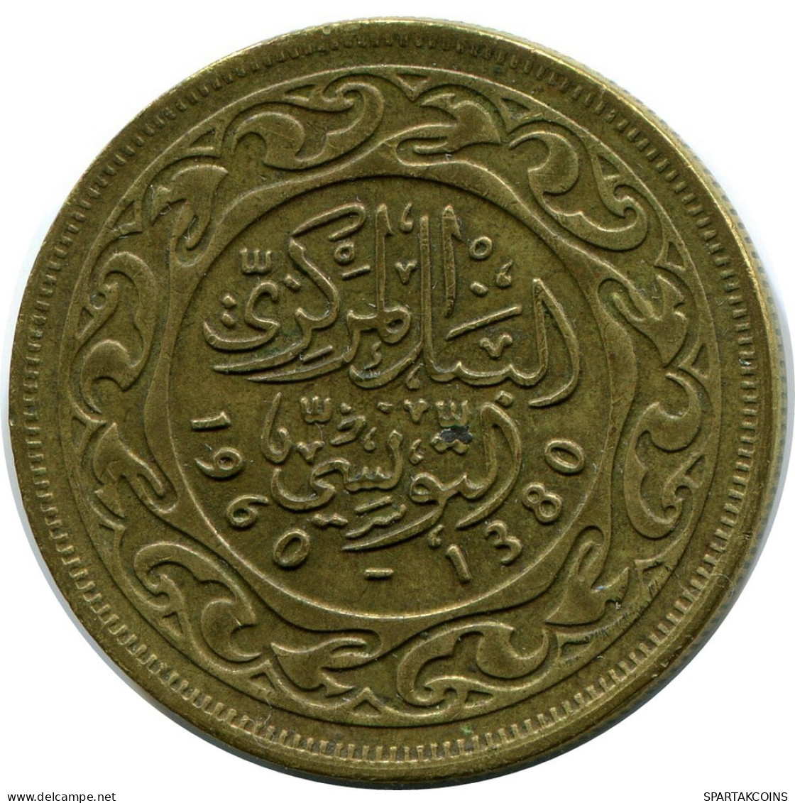 50 MILLIMES 1960 TÚNEZ TUNISIA Moneda #AR042.E.A - Túnez