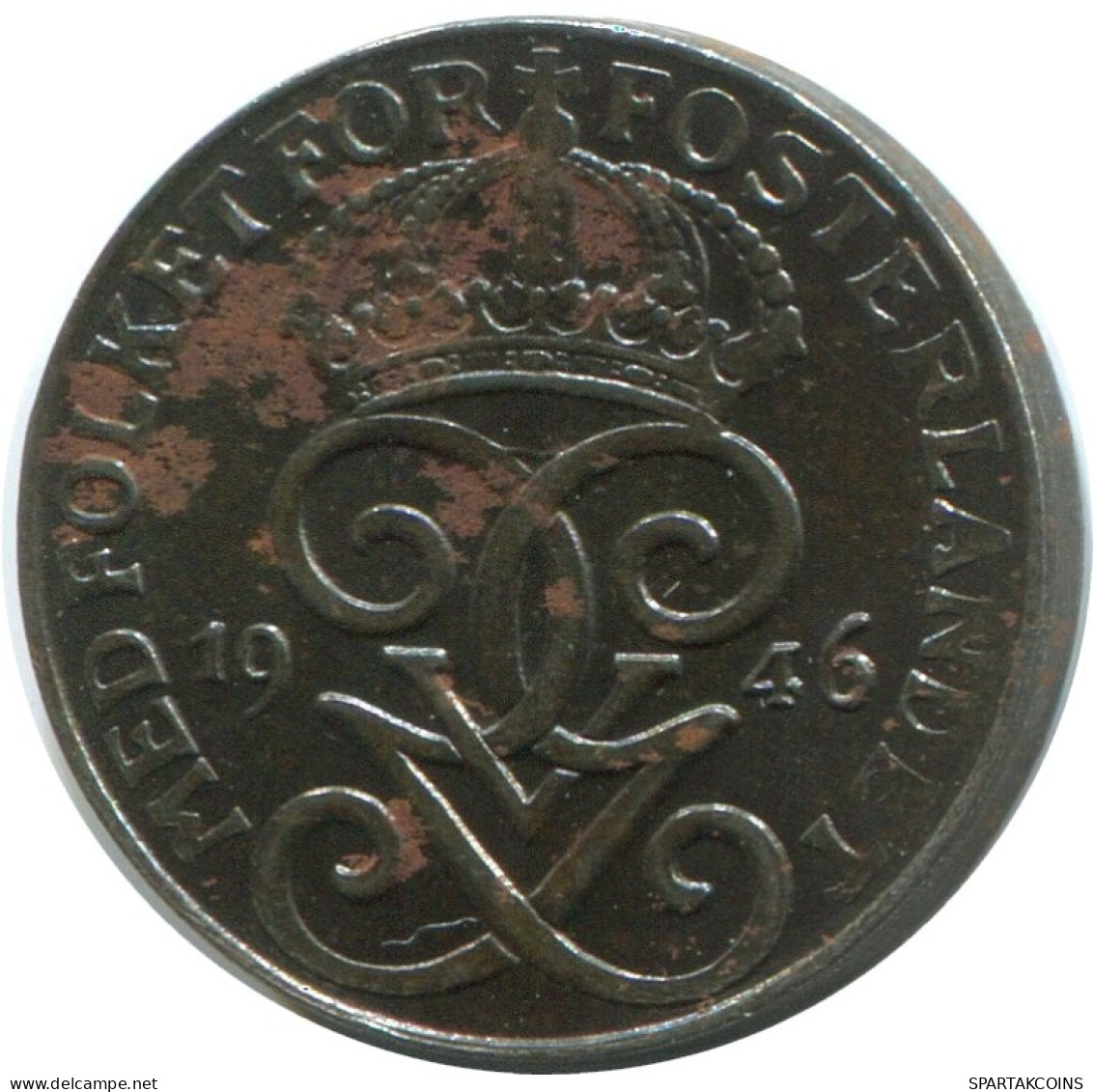 1 ORE 1946 SUECIA SWEDEN Moneda #AD310.2.E.A - Sweden