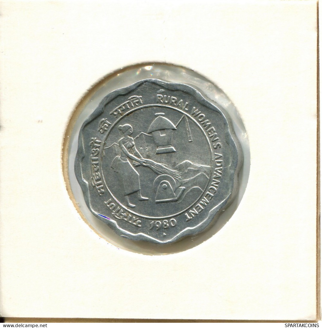 10 PAISE 1980 INDE INDIA Pièce #AY755.F.A - Indien