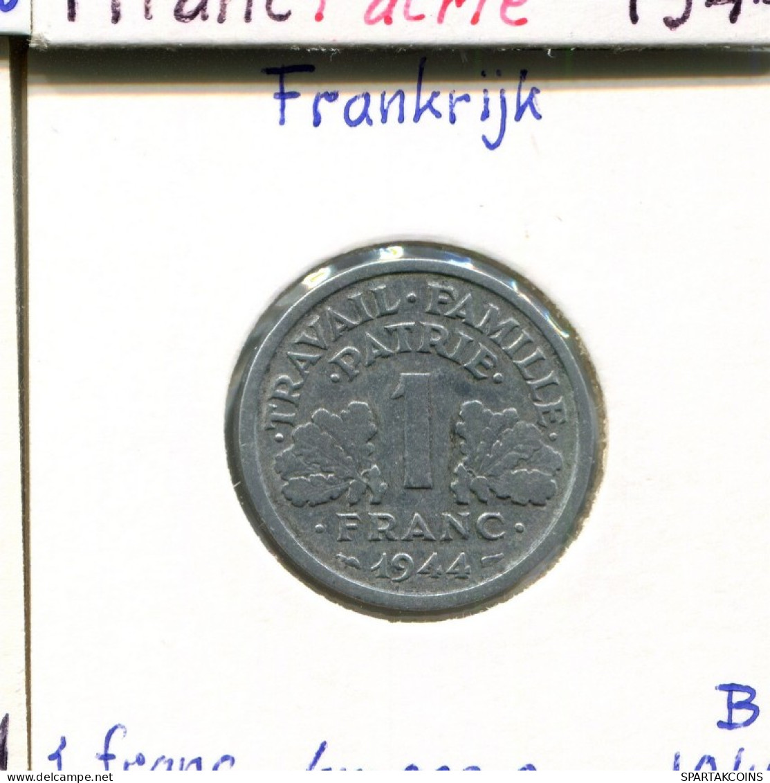 1 FRANC 1944 FRANCIA FRANCE Moneda #AM286.E.A - 1 Franc