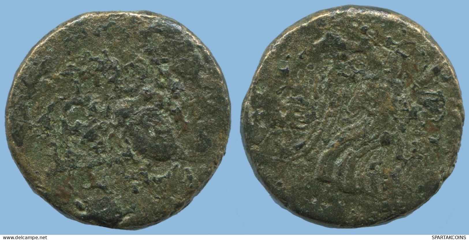 PONTOS AMISOS AEGIS NIKE PALM Authentic Ancient GREEK Coin 6.7g/21m #AF837.12.U.A - Grecques