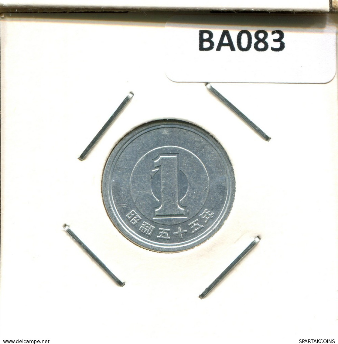 1 YEN 1980 JAPAN Coin #BA083.U.A - Japan