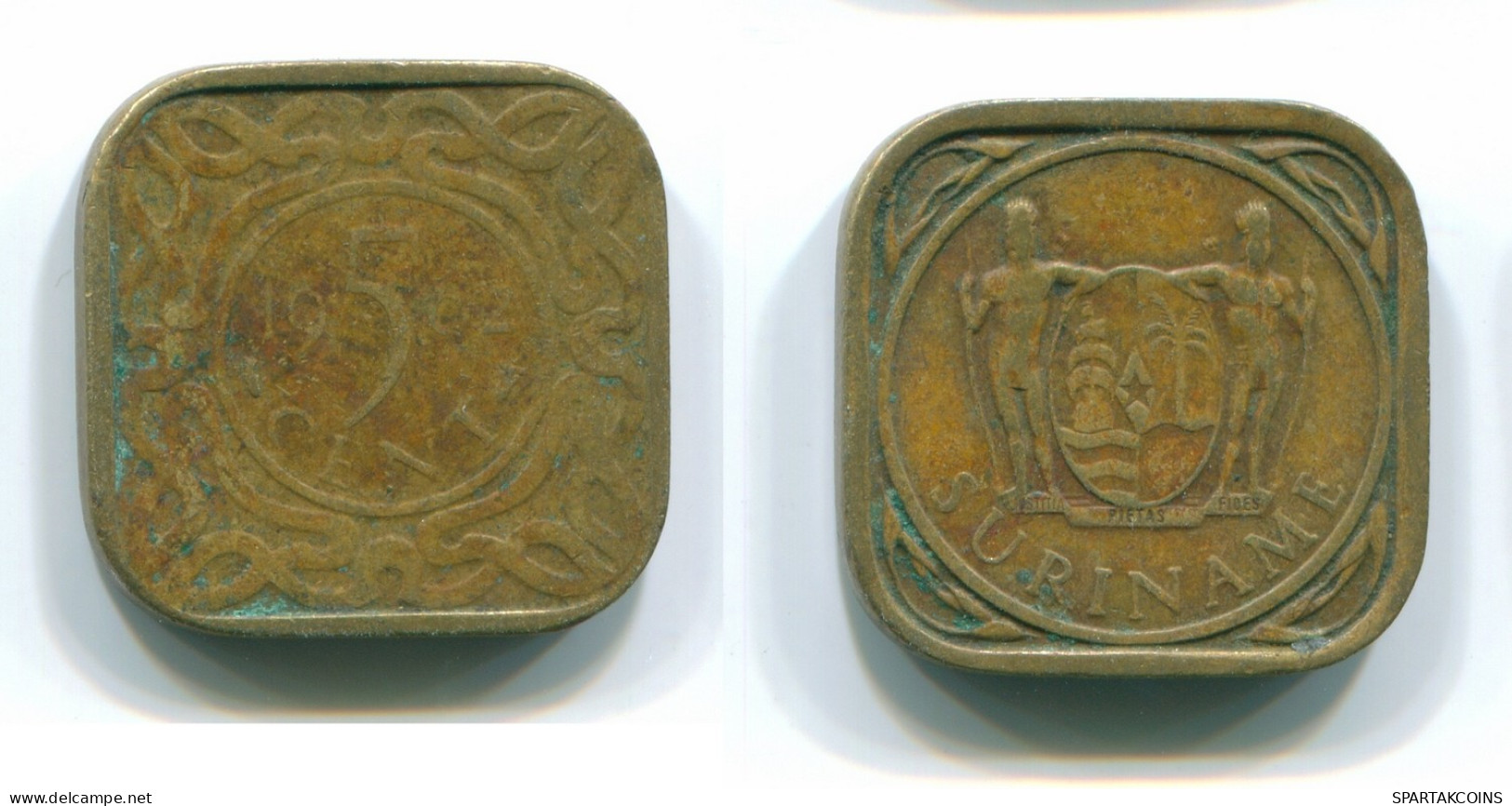 5 CENTS 1962 SURINAME Netherlands Nickel-Brass Colonial Coin #S12696.U.A - Surinam 1975 - ...
