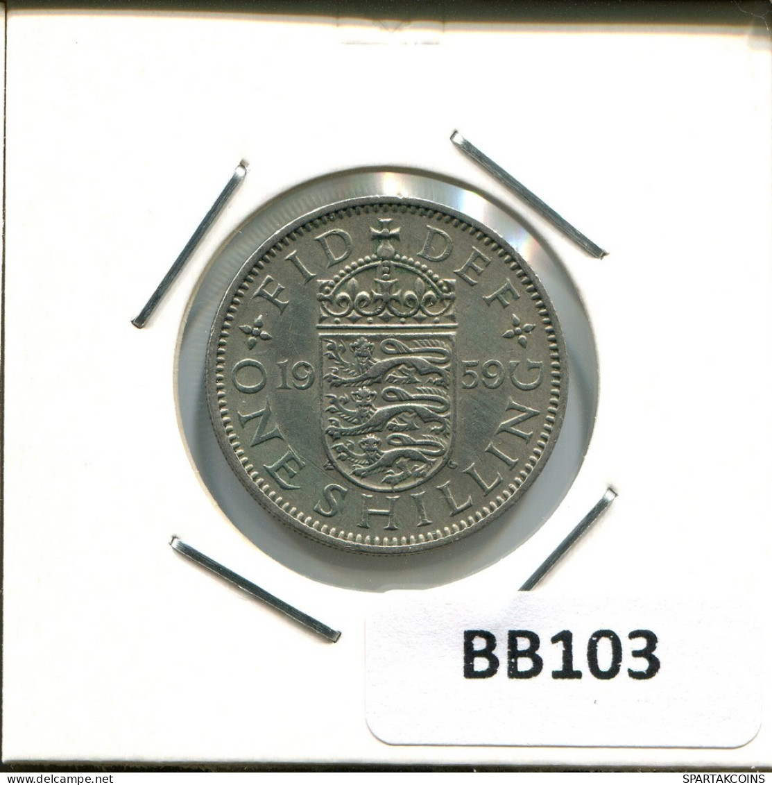 SHILLING 1959 UK GREAT BRITAIN Coin #BB103.U.A - I. 1 Shilling