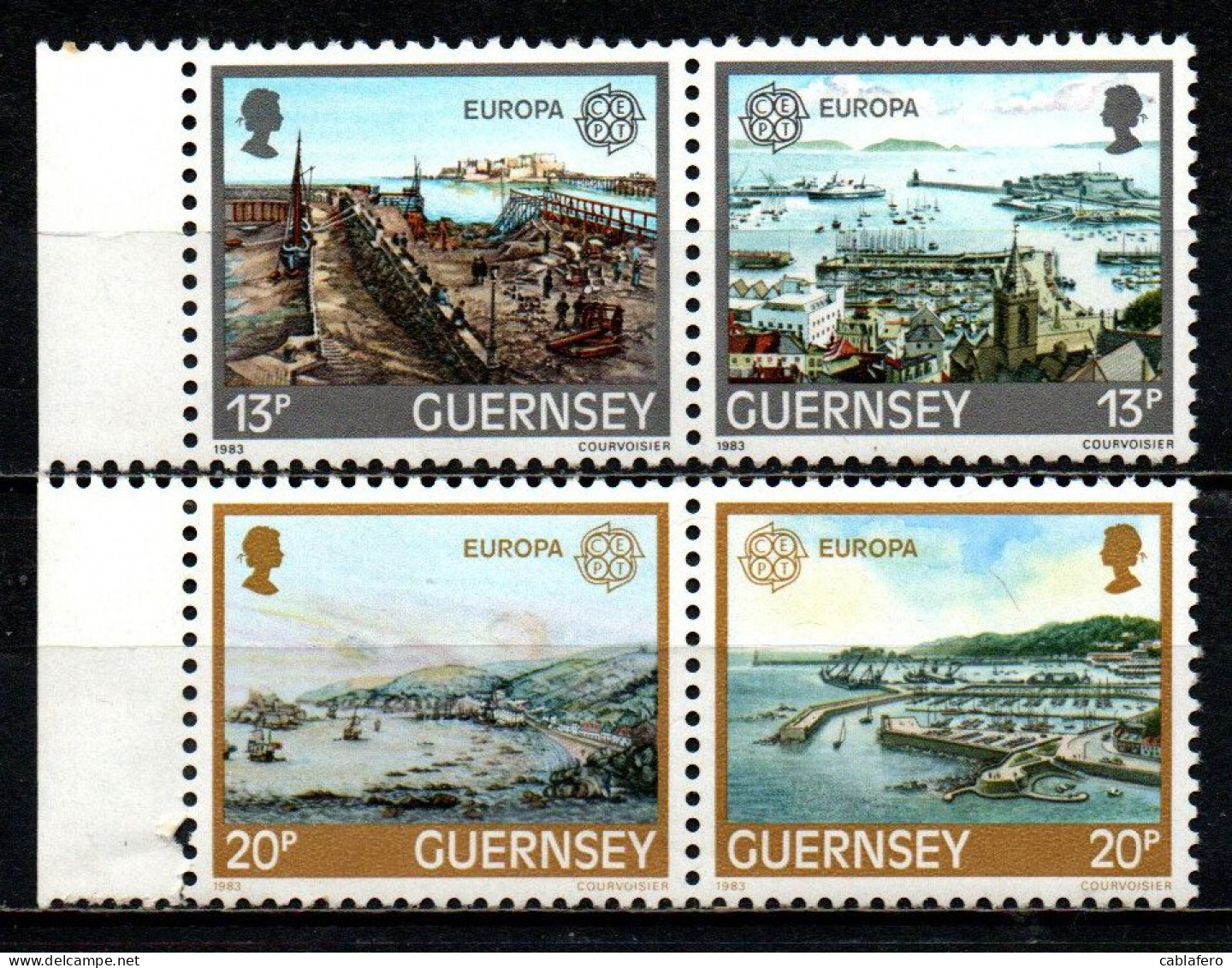 GIBILTERRA - 1983 - EUROPA UNITA - LEGRANDI OPERE DEL GENIO UMANO - MNH - Guernsey