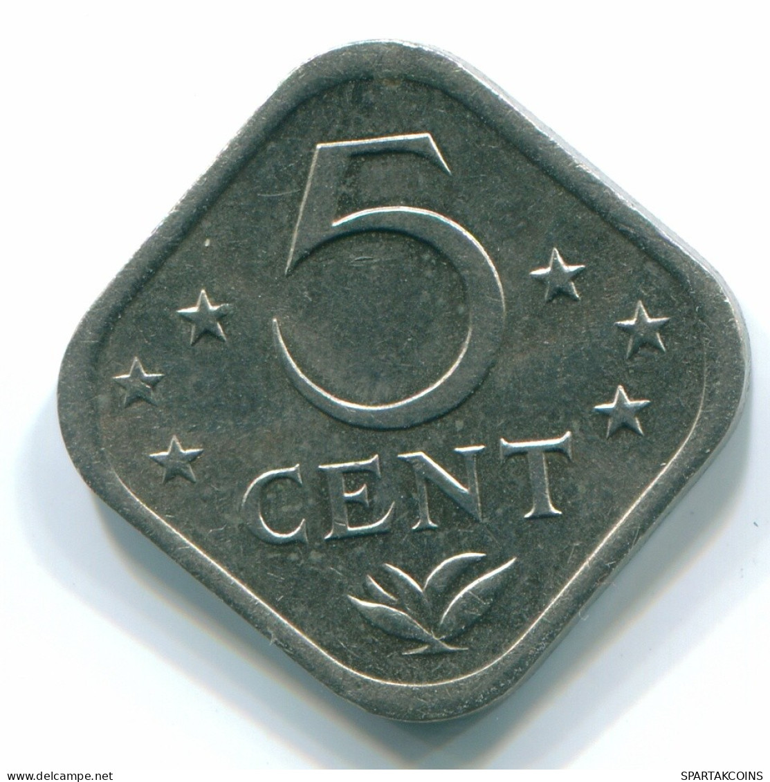 5 CENTS 1982 ANTILLES NÉERLANDAISES Nickel Colonial Pièce #S12350.F.A - Nederlandse Antillen