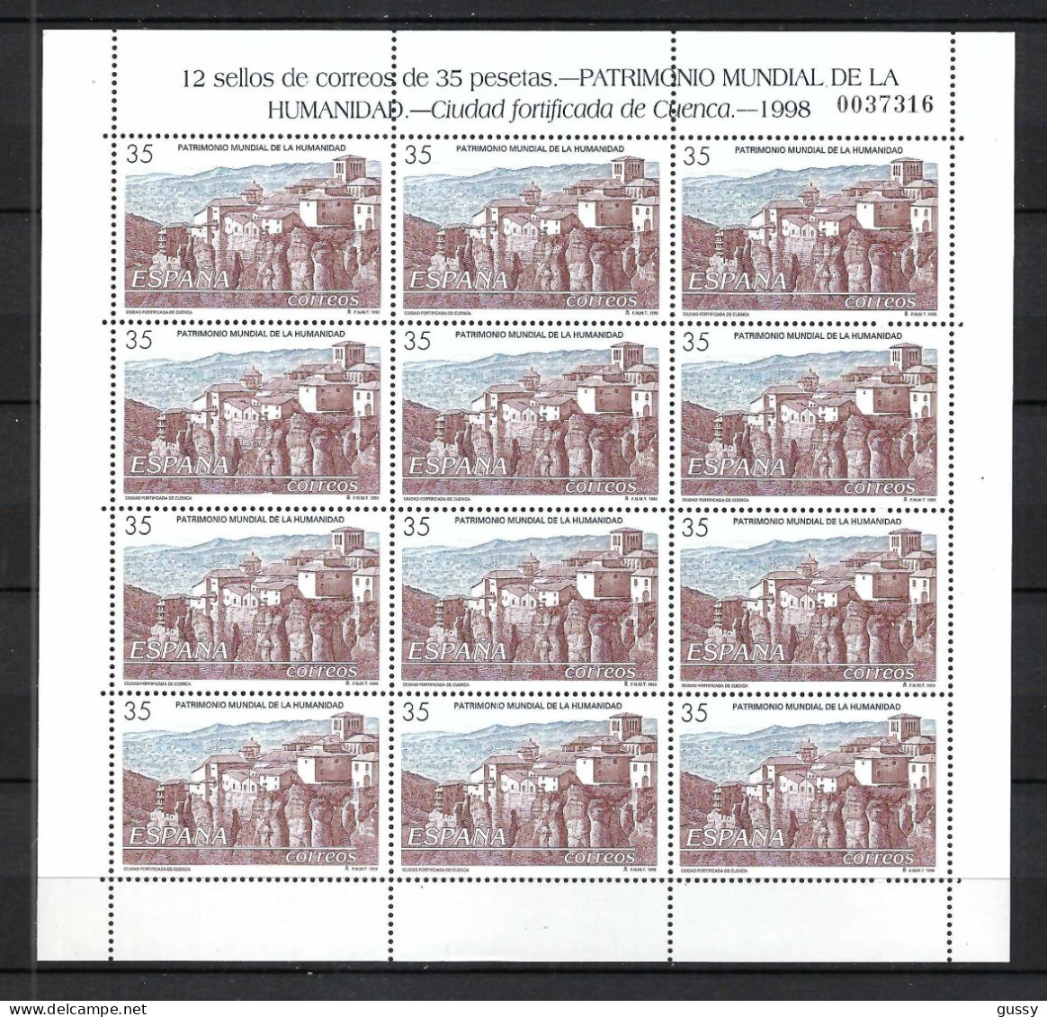 ESPAGNE 1998: B&F De 12 TP Neufs** - Neufs