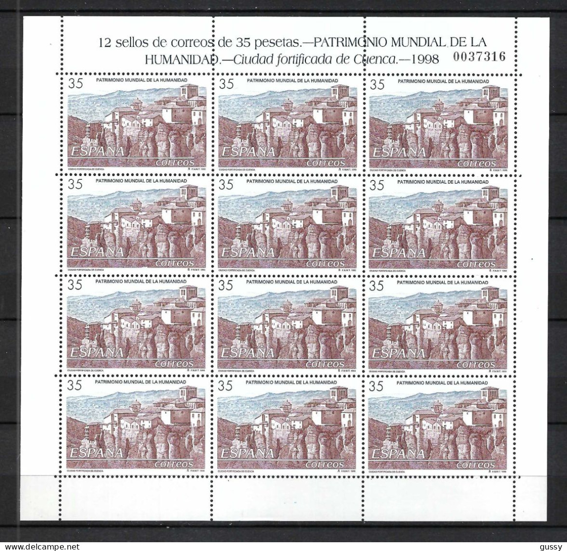 ESPAGNE 1998: B&F De 12 TP Neufs** - Unused Stamps