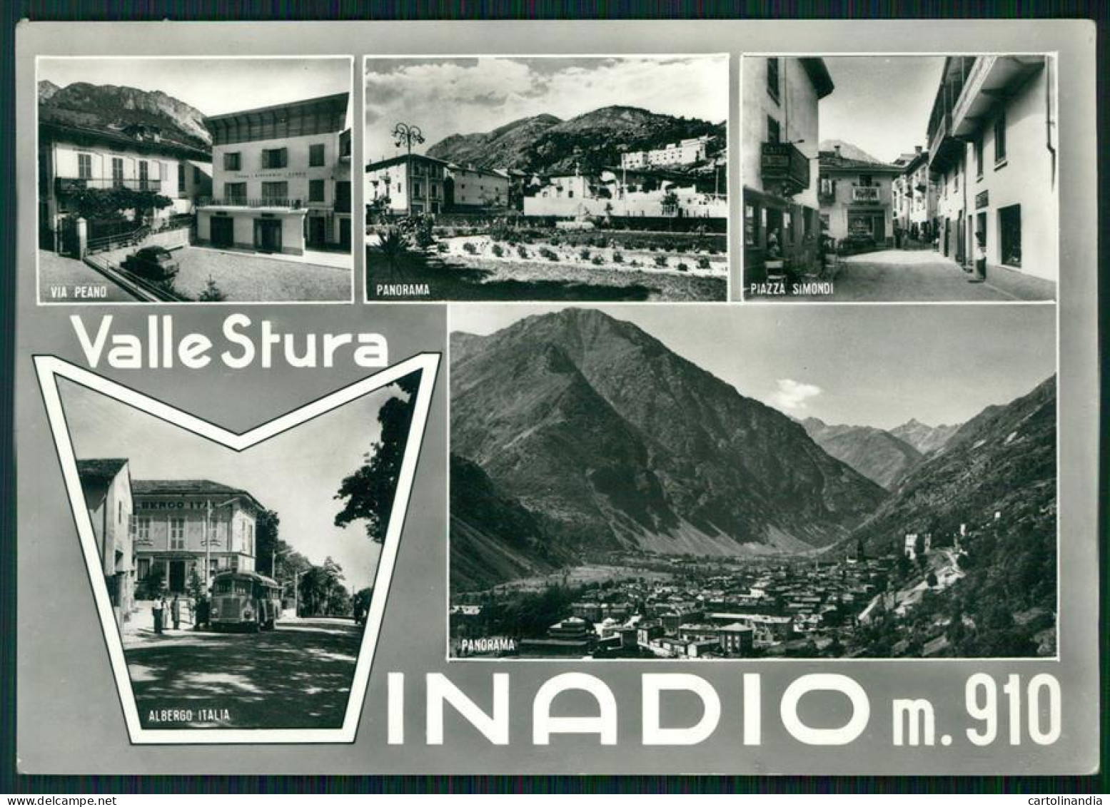 Cuneo Vinadio Foto FG Cartolina MZ0601 - Cuneo