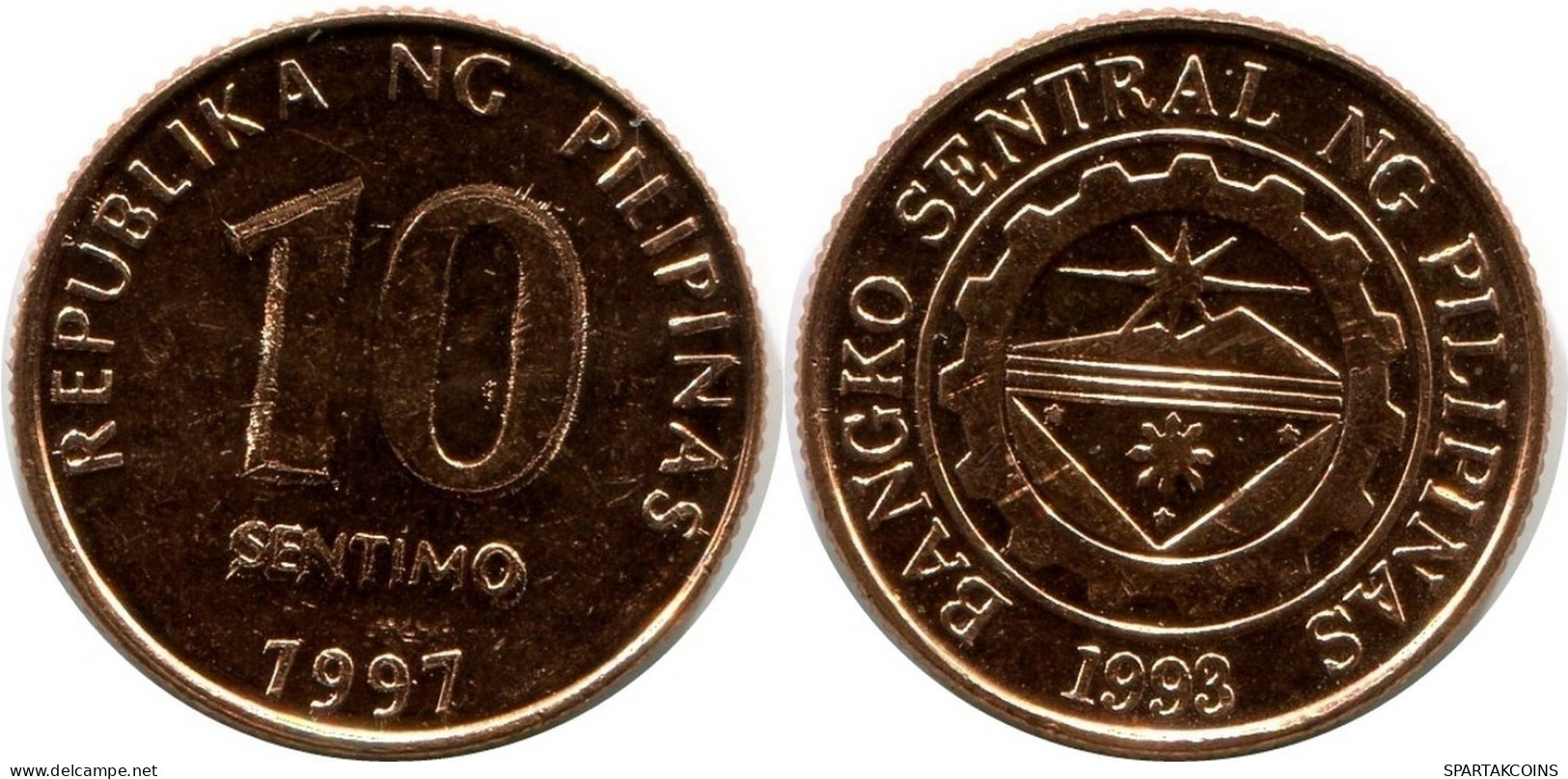 10 CENTIMO 1997 PHILIPPINES UNC Pièce #M10051.F.A - Filippine