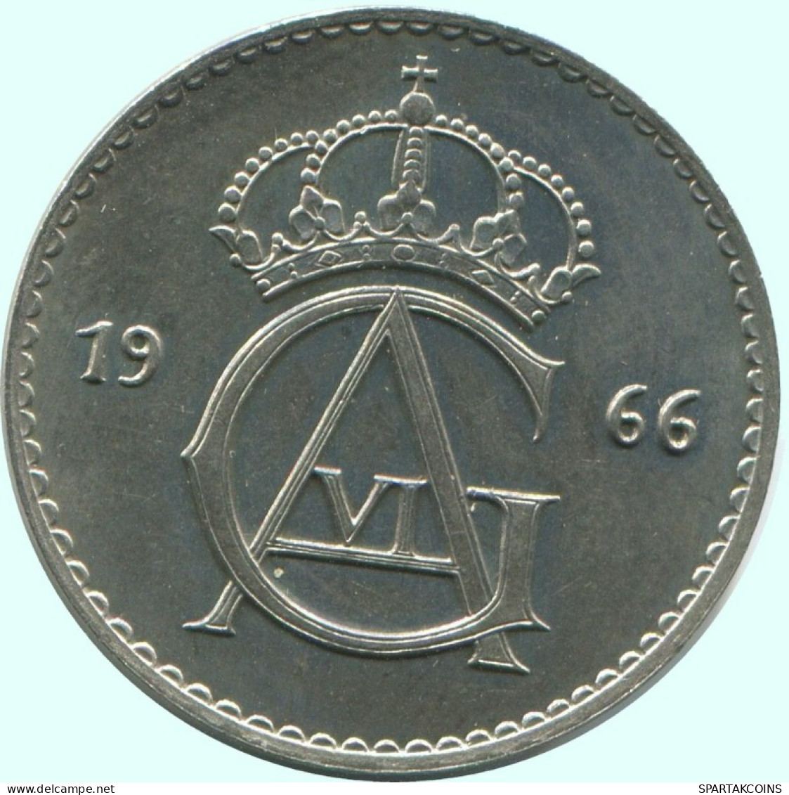 50 ORE 1966 SUECIA SWEDEN Moneda #AC728.2.E.A - Svezia