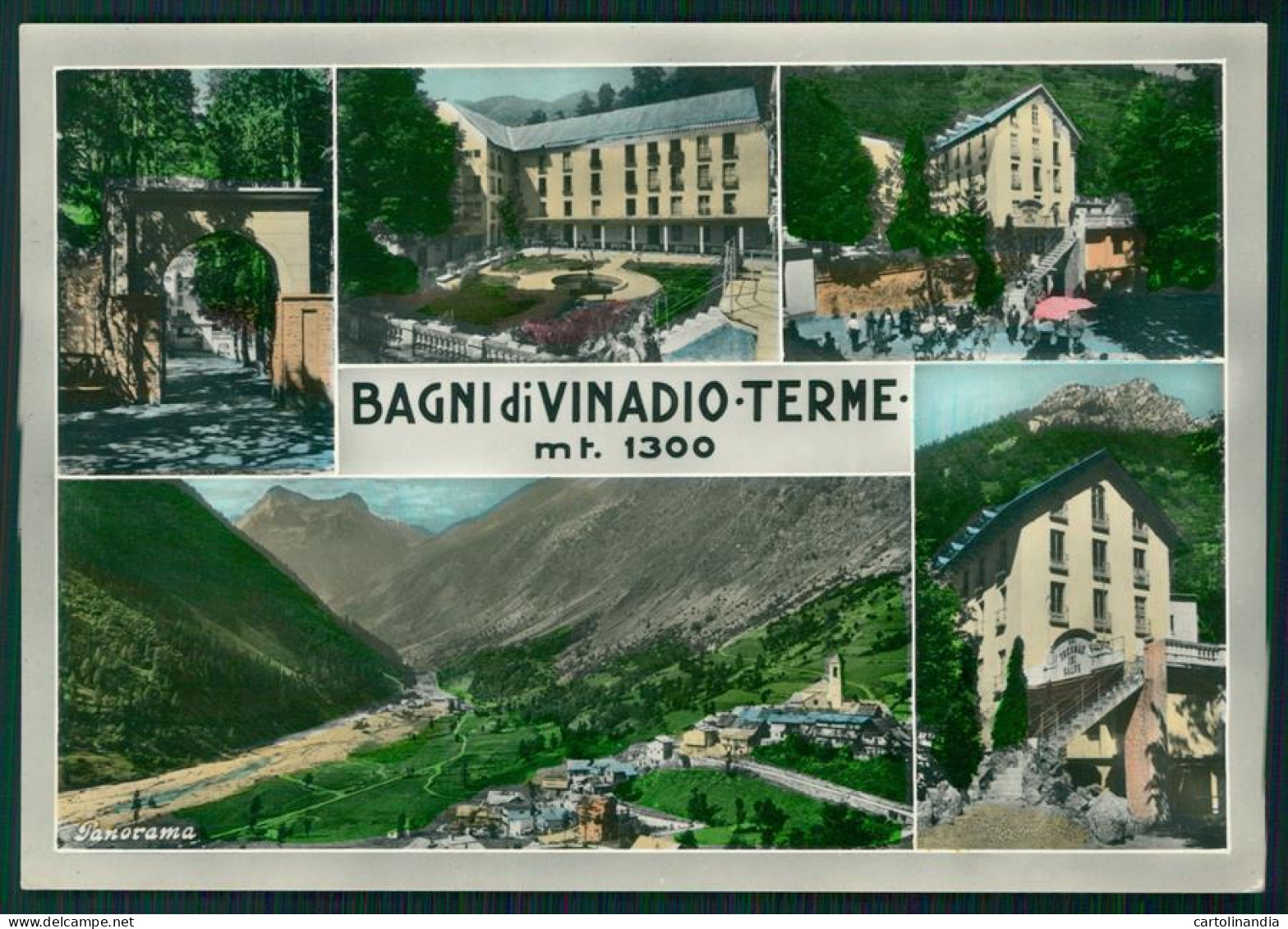 Cuneo Vinadio Bagni Di Foto FG Cartolina MZ0618 - Cuneo