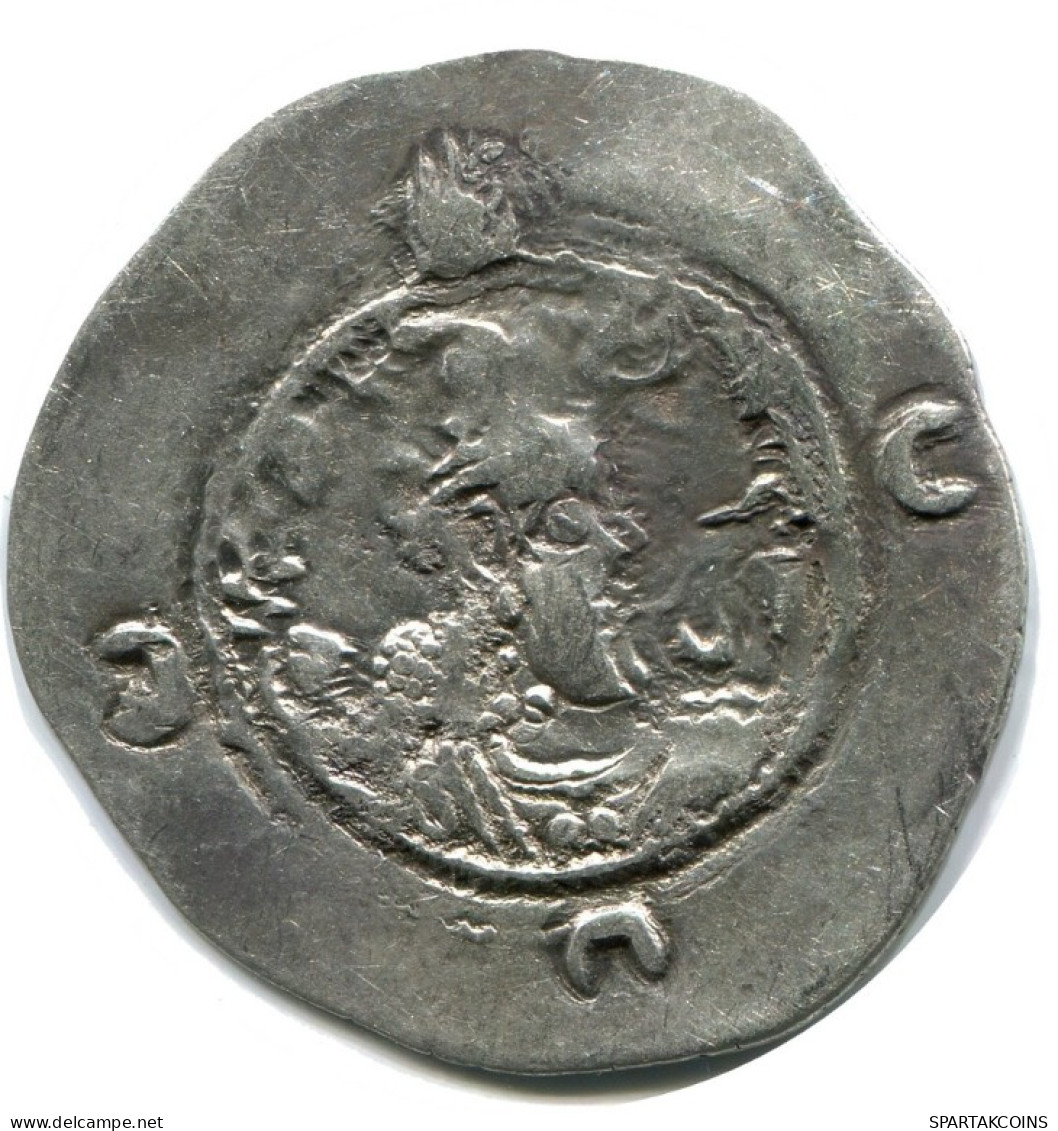 SASSANIAN KHUSRU II AD 590-627 AR Drachm Mitch-ACW.1111-1223 #AH210.45.E.A - Orientalische Münzen