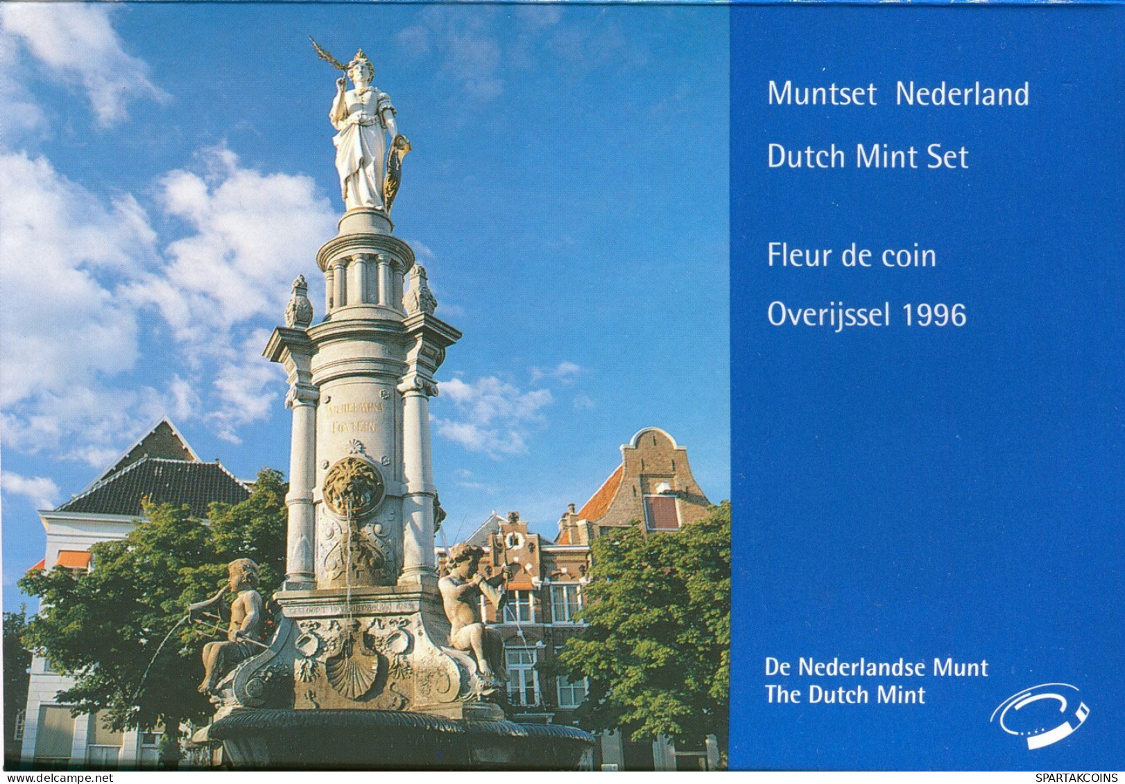 NETHERLANDS 1996 MINT SET 6 Coin + MEDAL #SET1124.4.U.A - Mint Sets & Proof Sets