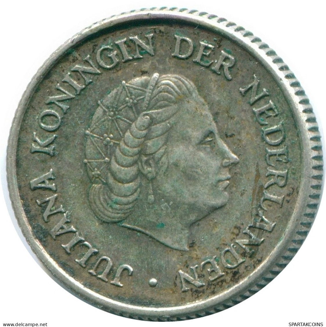 1/4 GULDEN 1956 NETHERLANDS ANTILLES SILVER Colonial Coin #NL10939.4.U.A - Antilles Néerlandaises
