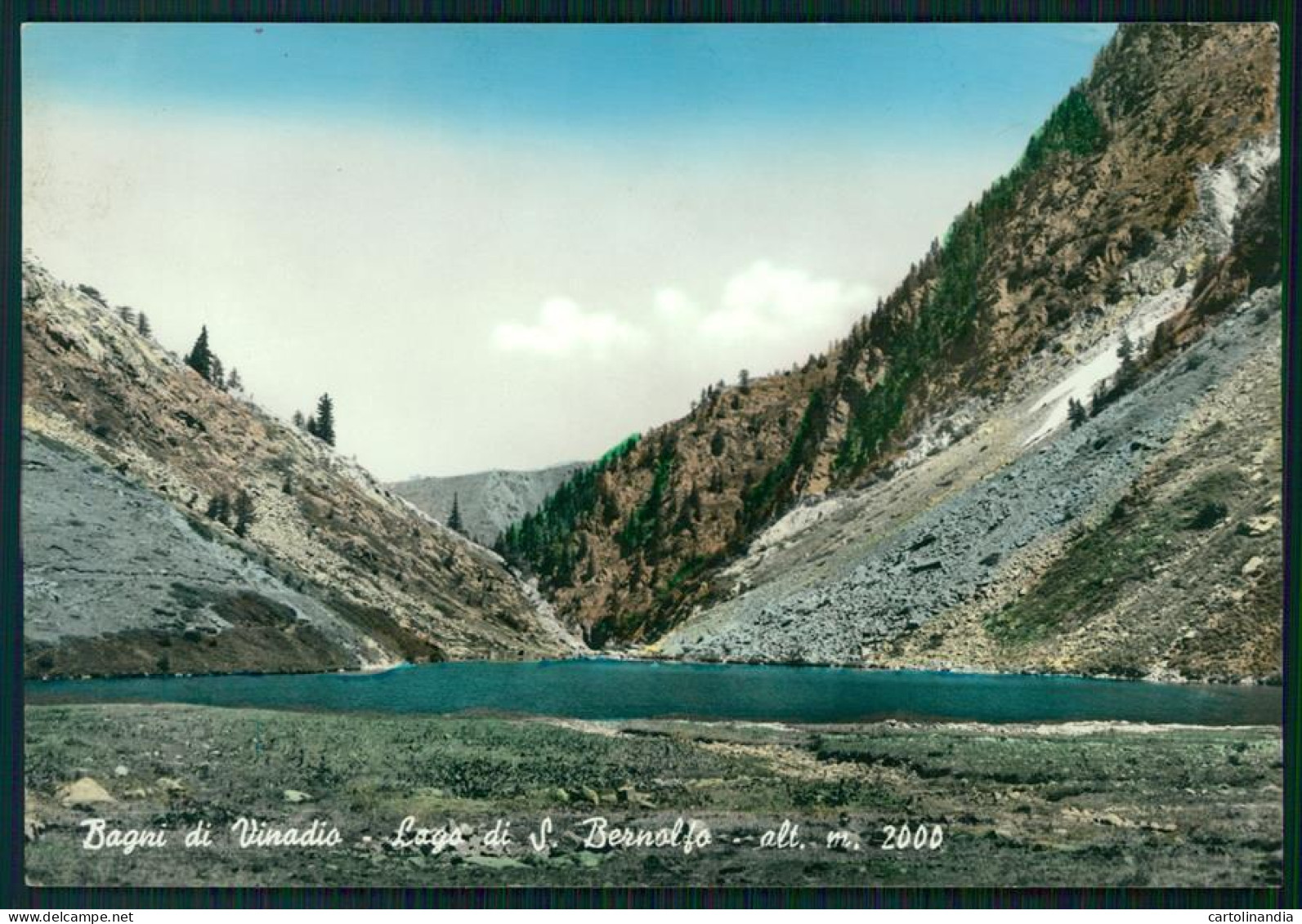 Cuneo Vinadio Bagni Di Rifugio Bernolfo Foto FG Cartolina MZ0632 - Cuneo