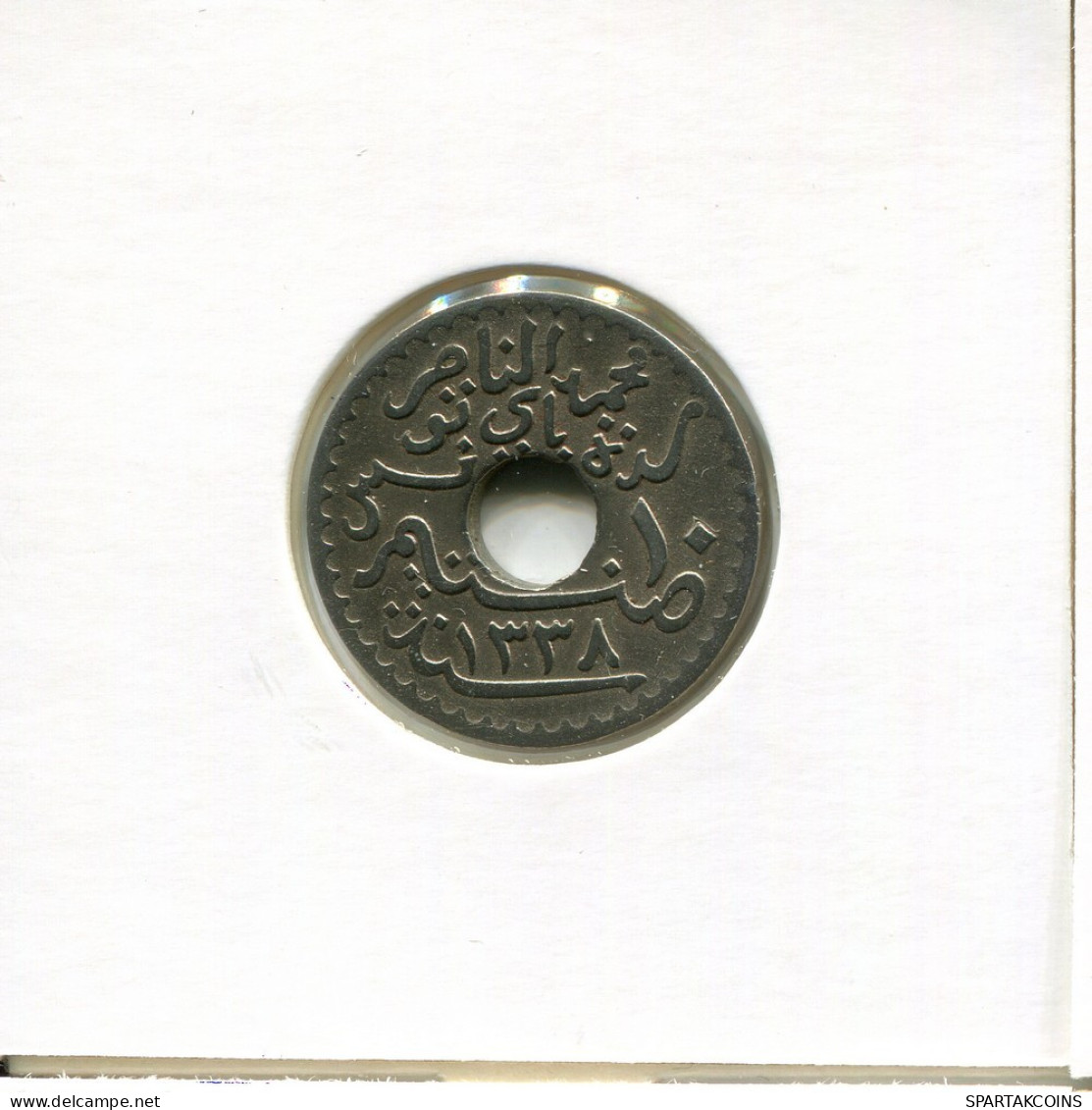 10 CENTIMES 1920 TUNISIA Coin Muhammad V #AP800.2.U.A - Tunesië