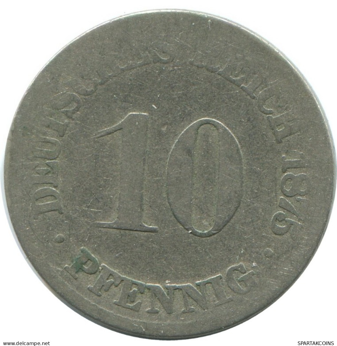 10 PFENNIG 1875 C ALLEMAGNE Pièce GERMANY #AE467.F.A - 10 Pfennig