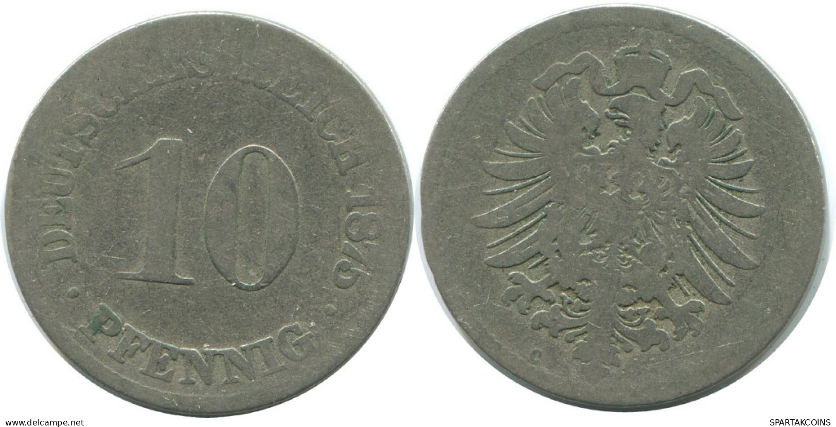 10 PFENNIG 1875 C ALLEMAGNE Pièce GERMANY #AE467.F.A - 10 Pfennig
