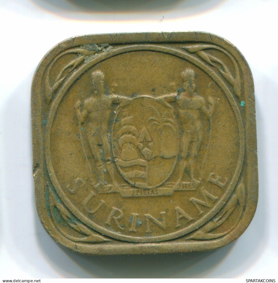 5 CENTS 1966 SURINAM NIEDERLANDE Nickel-Brass Koloniale Münze #S12799.D.A - Suriname 1975 - ...