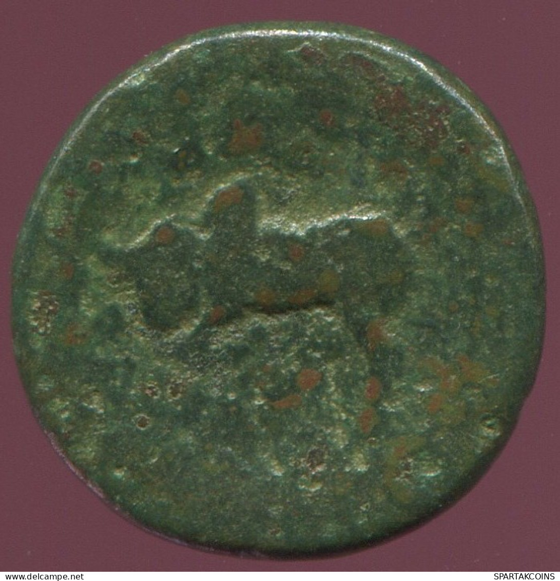 BULL Antike Authentische Original GRIECHISCHE Münze 2.2g/14mm #ANT1457.9.D.A - Greche