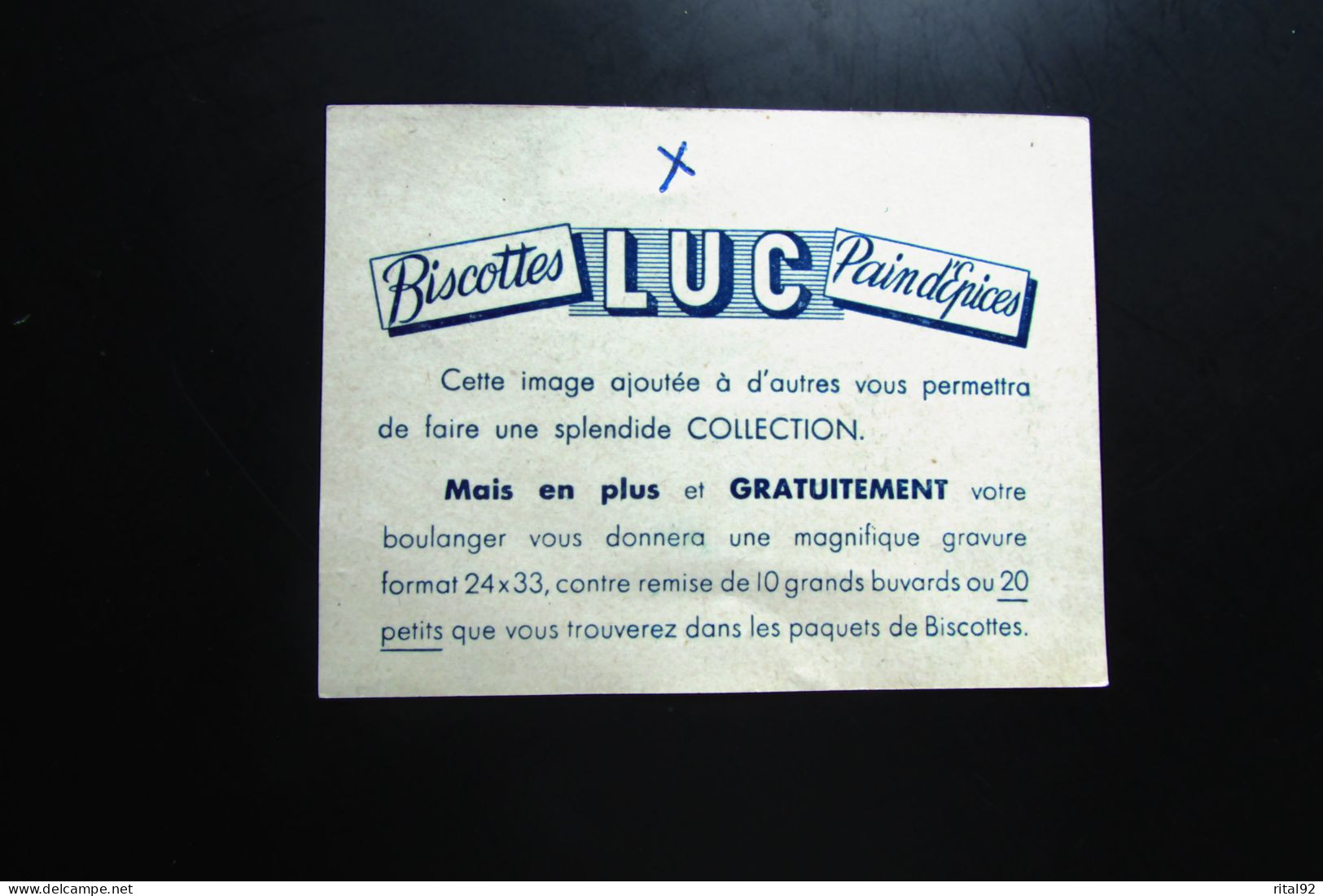 Chromo/image "Biscottes - Pain D'épices St LUC" - Série D'images à Collectionner - Sammelbilderalben & Katalogue