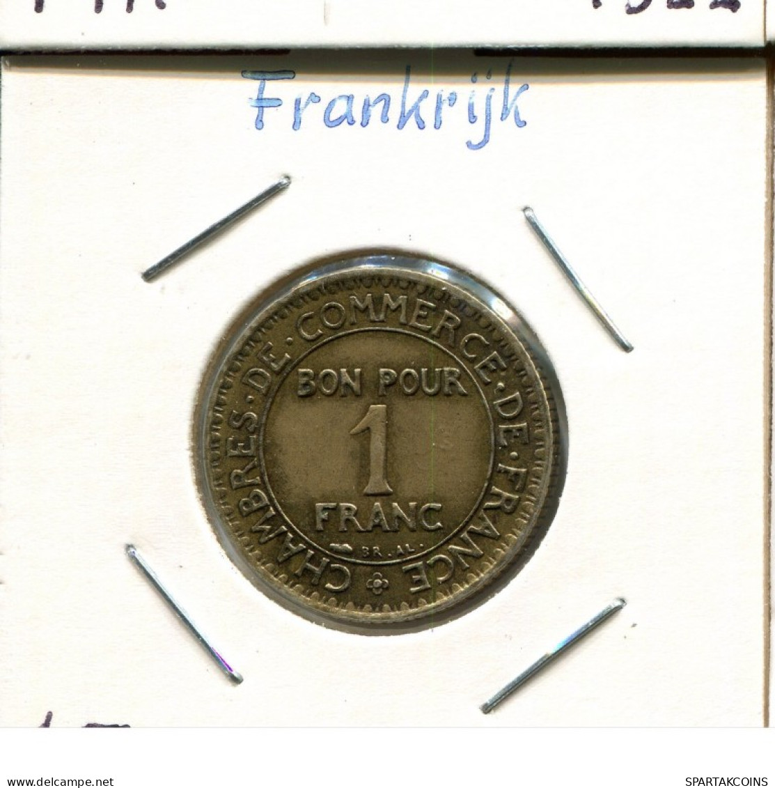 1 FRANC 1923 FRANCE Coin Chambers Of Commerce French Coin #AM269.U.A - 1 Franc