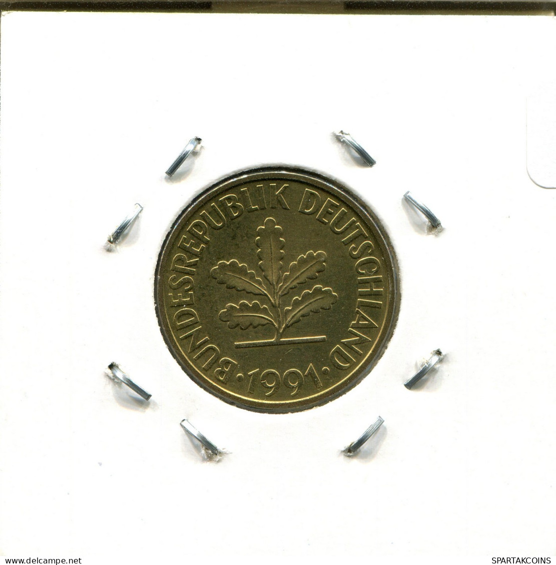 10 PFENNIG 1991 D WEST & UNIFIED GERMANY Coin #DB477.U.A - 10 Pfennig