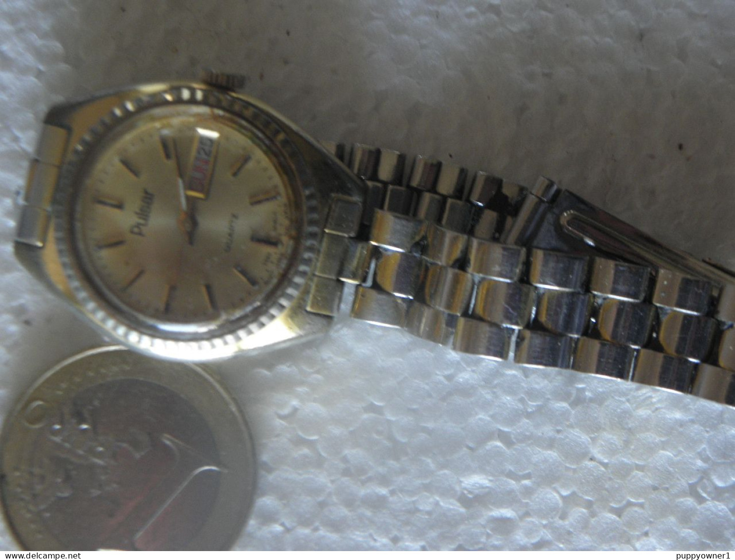 Vintage Montre Femme PULSAR Pile Neuf - Relojes Ancianos