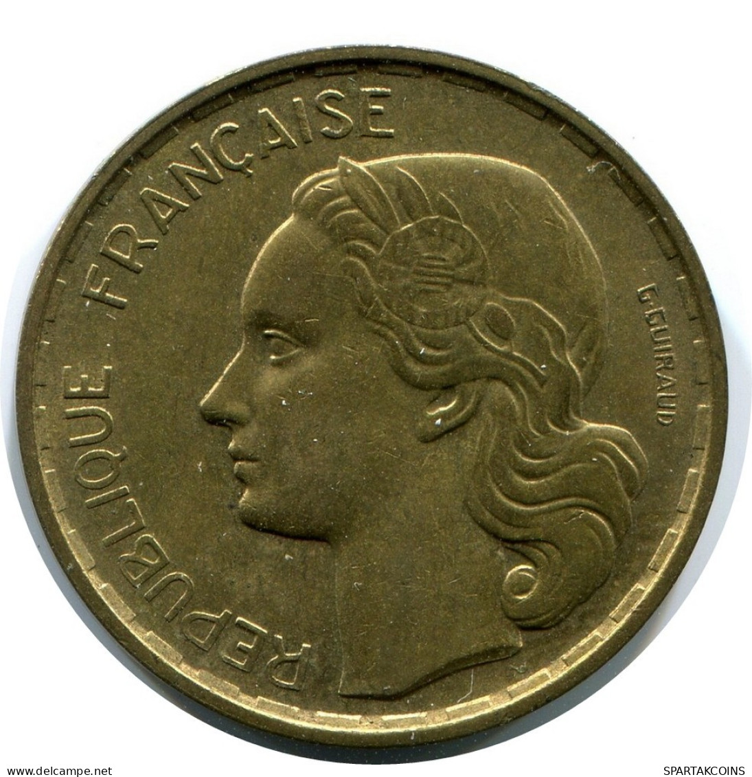 20 FRANCS 1953 FRANCE Coin #AX097.U.A - 20 Francs