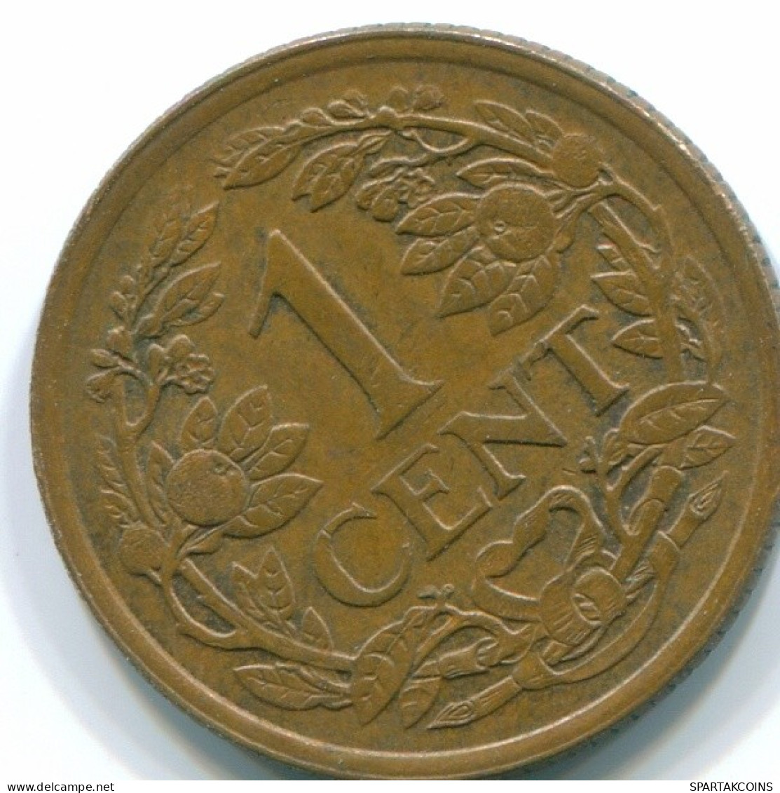 1 CENT 1968 NETHERLANDS ANTILLES Bronze Fish Colonial Coin #S10775.U.A - Netherlands Antilles