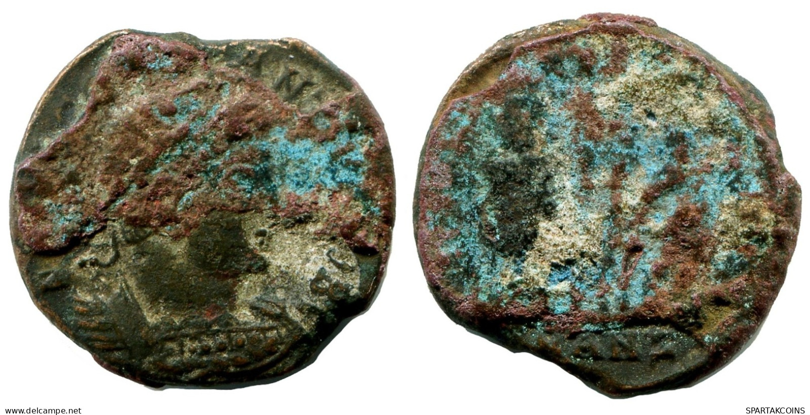ROMAN Coin MINTED IN ANTIOCH FOUND IN IHNASYAH HOARD EGYPT #ANC11065.14.U.A - L'Empire Chrétien (307 à 363)
